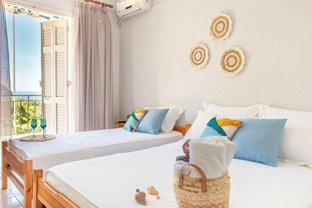 Blue Maraci 2 - Sea View, Kitchen, Beach Access Himare Exterior foto